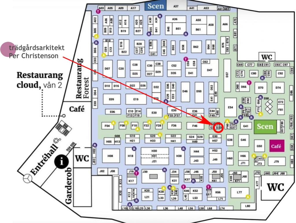 Vår trädgård plan